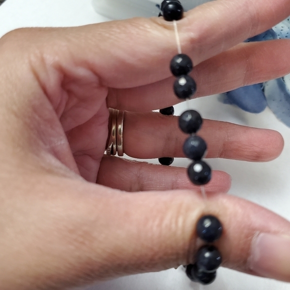 Cfc Stretch Beaded Bracelet with Goldtone Dragon Fly - Picture 6 of 6